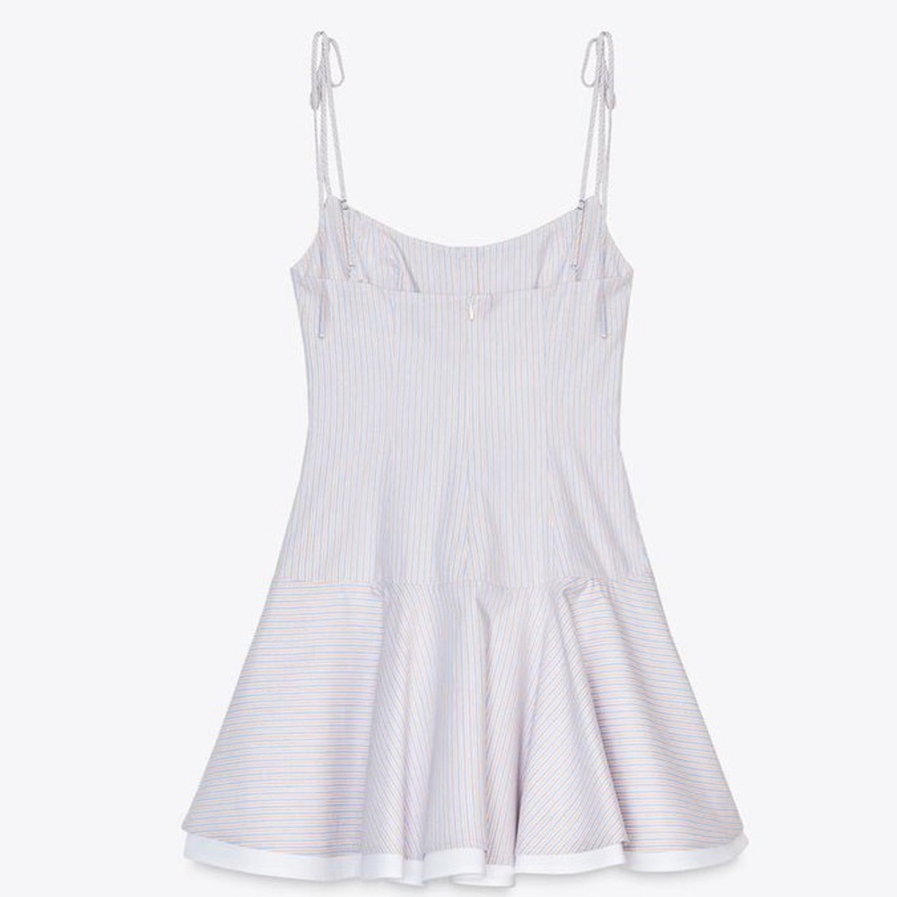 SHORT STRIPED DRESS - Picture 7 of 8
